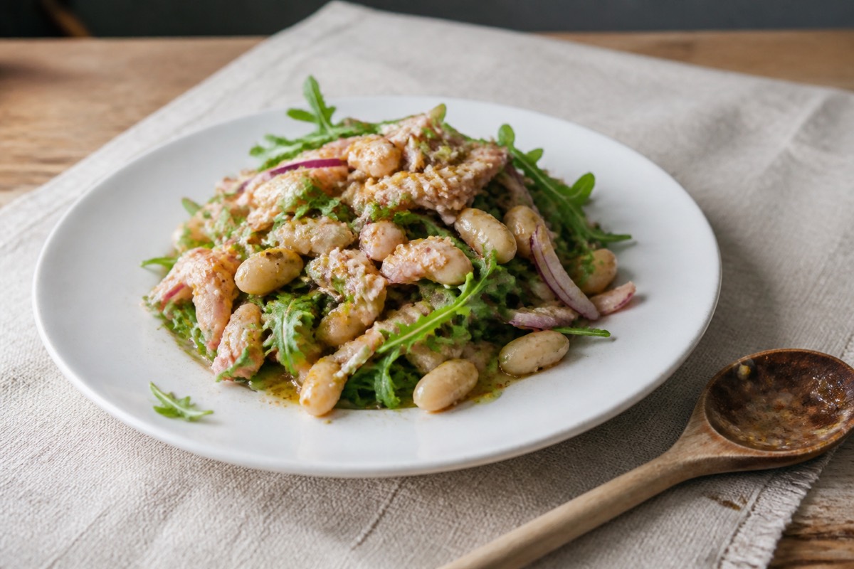 Ten-minute tuna & white bean salad