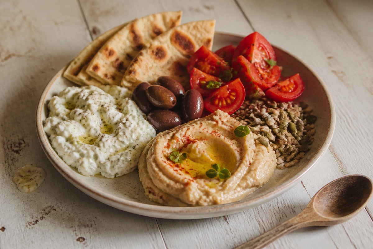No-cook mezze plate