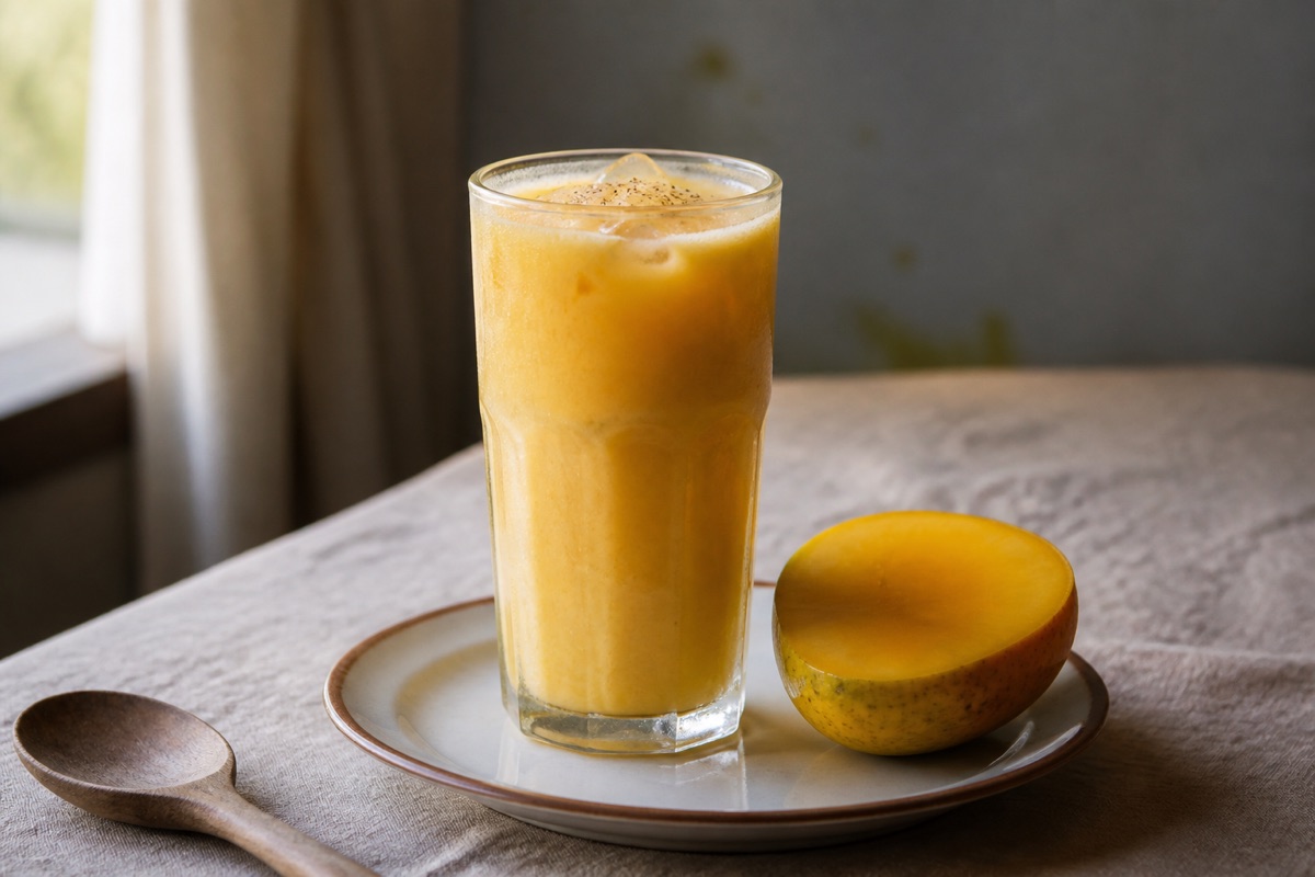 Cardamom & mango lassi