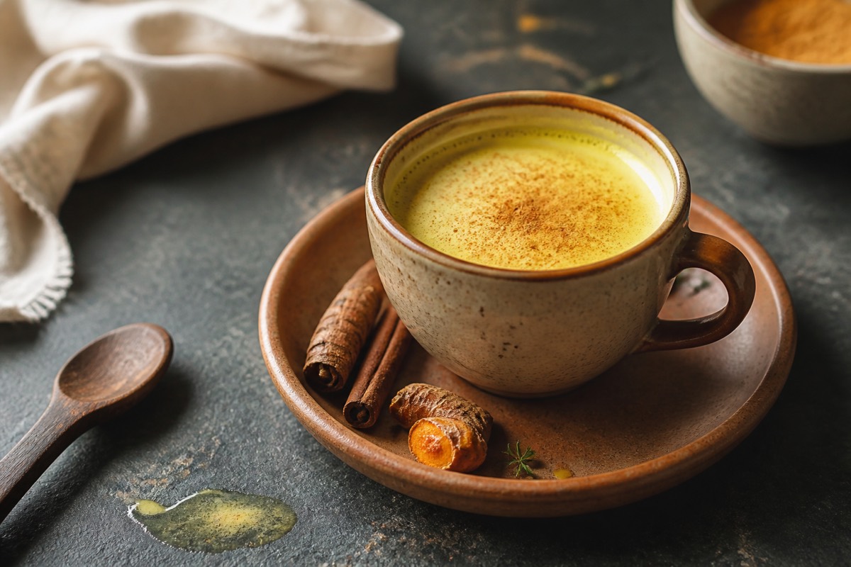 Golden milk bedtime latte
