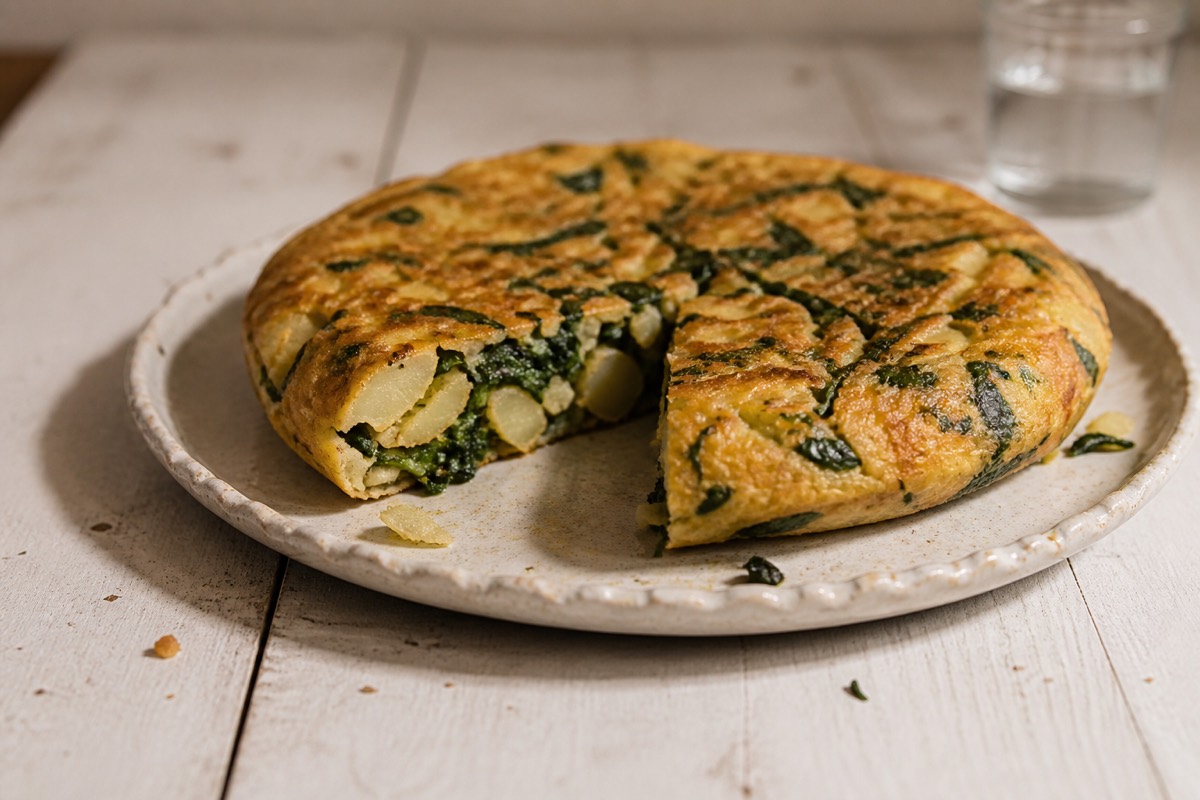 Jersey Royal & wild garlic tortilla