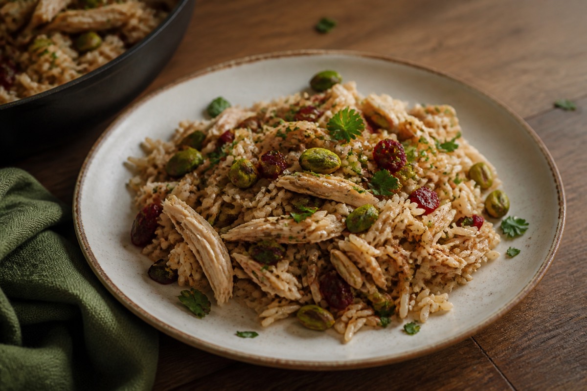 Boxing Day turkey & cranberry pilaf
