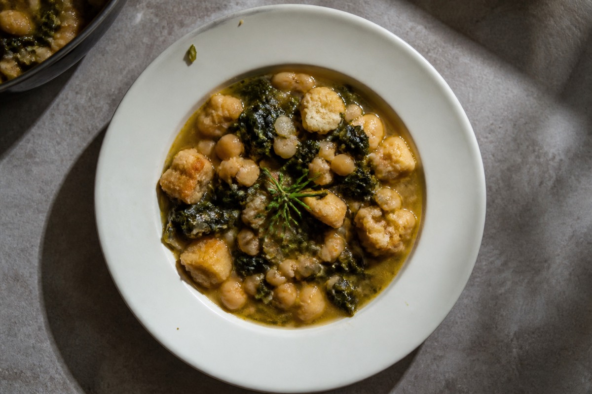 Ribollita with cavolo nero & yesterday's bread