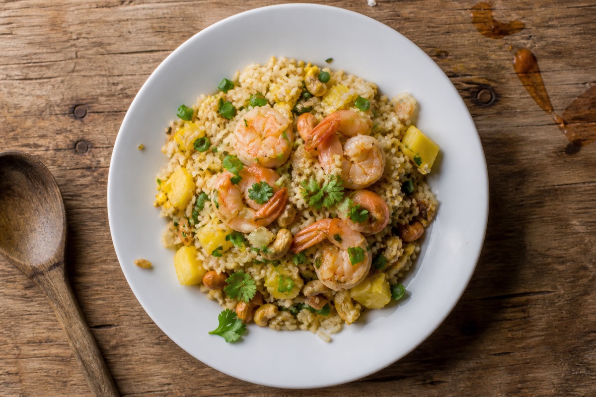 Prawn & pineapple fried rice