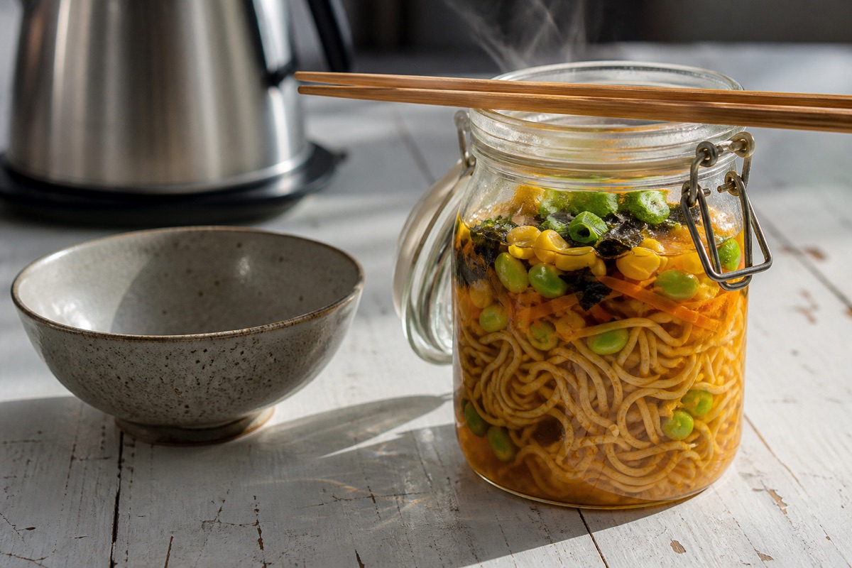Instant miso noodle jars (just add kettle)